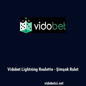 Vidobet Lightning Roulette - Şimşek Rulet